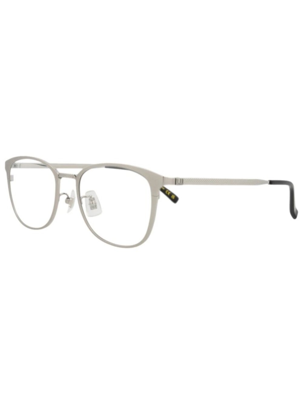 New Dunhill Women's Eyeglasses Round Oval Titanium Frame Mens Silver Silver